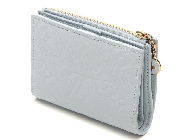 LOUIS VUITTON　ルイヴィトン　小物・財布　ポルトフォイユ・リサ　モノグラム・アンプラント　アズールブルー　M14654　RFIDﾀｸﾞ　【472】　RE