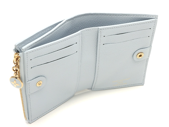 LOUIS VUITTON　ルイヴィトン　小物・財布　ポルトフォイユ・リサ　モノグラム・アンプラント　アズールブルー　M14654　RFIDﾀｸﾞ　【472】　RE