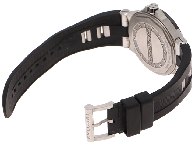 BVLGARI ブルガリ ディアゴノ セラミック DG42SC セラミック/ステンレススチール/ラバー 自動巻き メンズ 腕時計 F