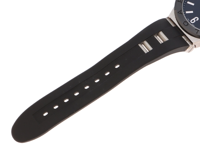 BVLGARI ブルガリ ディアゴノ セラミック DG42SC セラミック/ステンレススチール/ラバー 自動巻き メンズ 腕時計 F