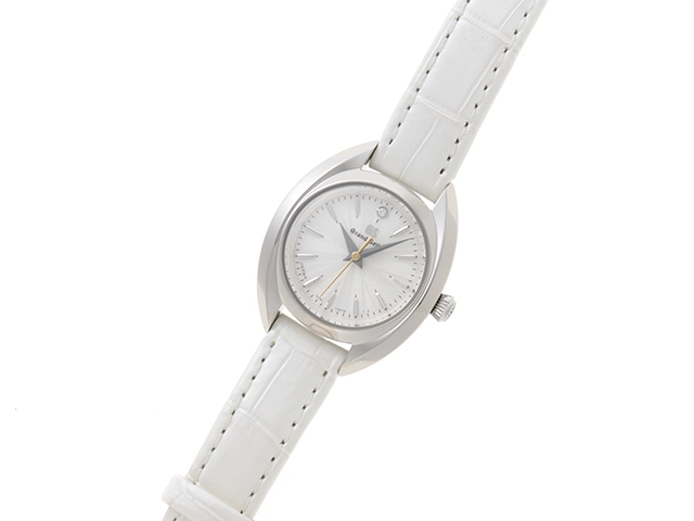 GRANDSEIKO グランドセイコー 腕時計 2024年正規品 ヘリテージコレクション STGF357 スティール/アリゲーター 1Pダイヤモンドシルバー文字盤 クォーツ【472】SJ
