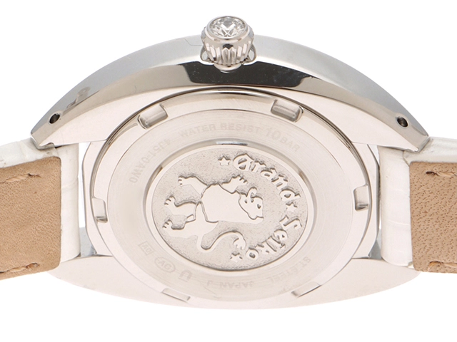 GRANDSEIKO グランドセイコー 腕時計 2024年正規品 ヘリテージコレクション STGF357 スティール/アリゲーター 1Pダイヤモンドシルバー文字盤 クォーツ【472】SJ