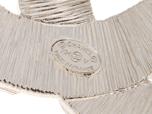 CHANEL　シャネル　ココマークブローチ　メタル（SS）　クリスタル　2146000439056【432】