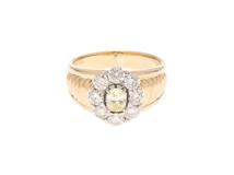 JEWELRY　ジュエリー　 リング　K18ゴールド/PT900　約18号　ダイヤモンド　約10.8g【431】2146000439254