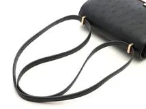 HERMES 　エルメス　ショルダーバッグ　コンスタンスⅢ　ミニ　ブラック・GP金具　オーストリッチ　Y刻印・2020年頃製造【472】HA