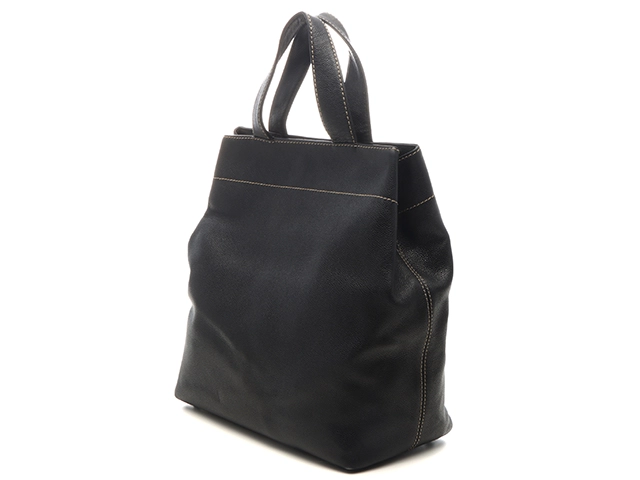 CHANEL　シャネル　ターンロック 2wayバッグ　ブラック　SV　キャビア【431】2146000440182