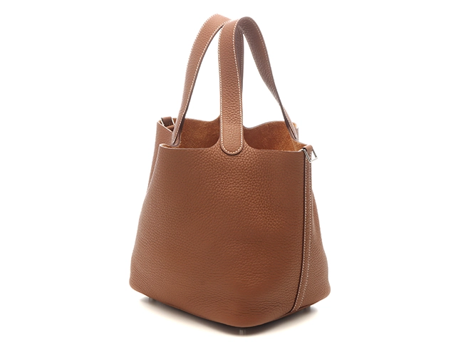 HERMES　エルメス　ピコタンMM　B刻印　2023年頃製造　 ゴールド/シルバー金具　2146000440236【437】