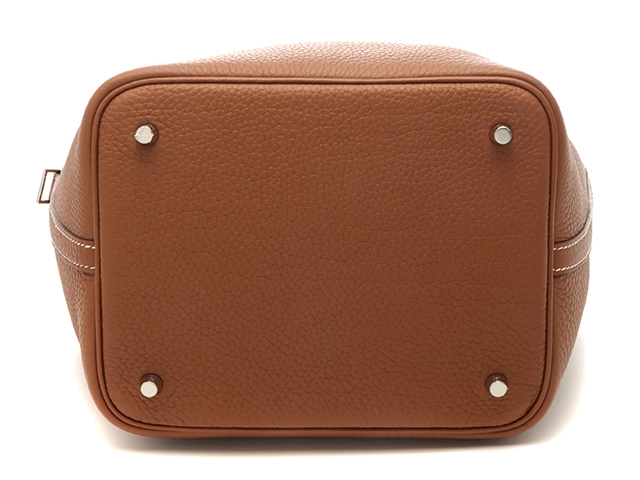 HERMES　エルメス　ピコタンMM　B刻印　2023年頃製造　 ゴールド/シルバー金具　2146000440236【437】