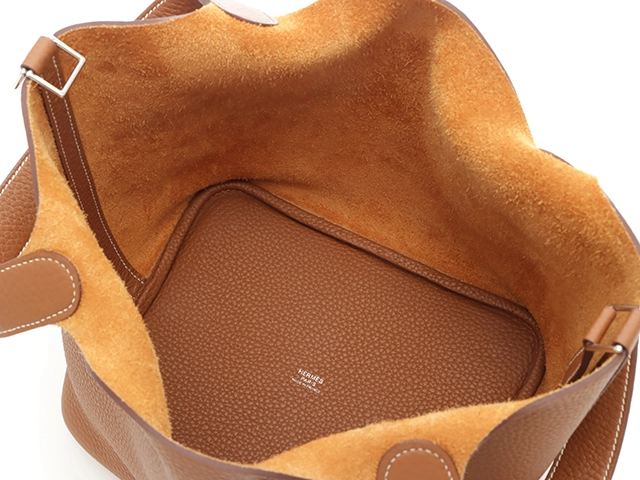 HERMES　エルメス　ピコタンMM　B刻印　2023年頃製造　 ゴールド/シルバー金具　2146000440236【437】