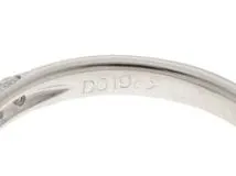 ノンブランドジュエリー　指輪　リング　PT900　プラチナ　ダイヤモンド　0.326カラット　0.19カラット　11号　【474】