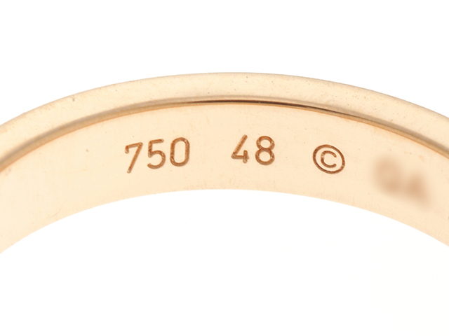 Cartier カルティエ エングレーブド ピンクゴールド