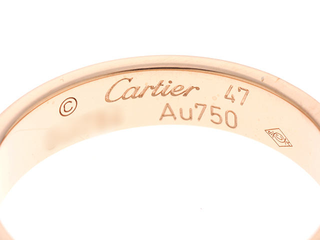 Cartier カルティエ リング 指輪 ミニラブリング PG ピンクゴールド 47