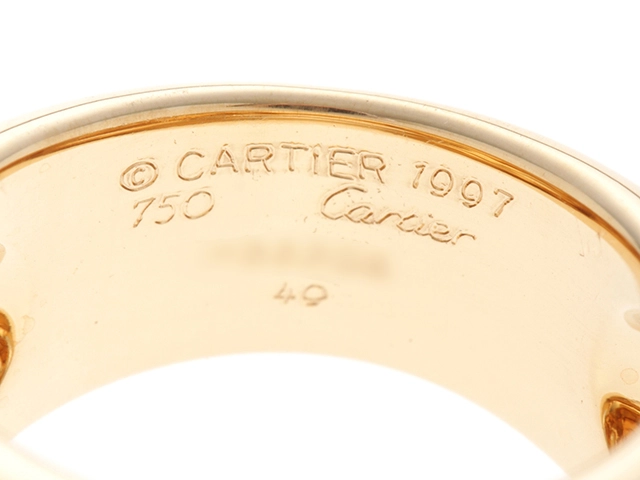 Cartier カルティエ ヌーベルバーグリング 49号 B4030300 K18イエローゴールド 【472】SJ