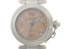 CARTIER　カルティエ　パシャC　自動巻き　レディース　SS　ピンク　W31024M7　【432】　【2147100278187】