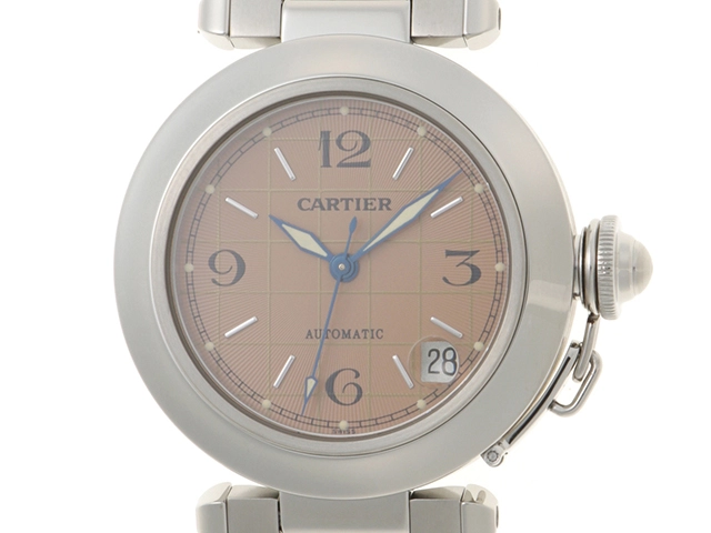 CARTIER カルティエ パシャC 自動巻き レディース SS ピンク