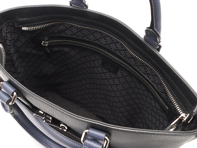 もらって 嬉しい お歳暮 ランキング ﾌﾞﾗｯｸ/ﾈｲﾋﾞｰ 2wayﾄｰﾄ ｺｽﾓﾎﾟﾘｽ グッチ GUCCI ﾚｻﾞｰ の購入 【433】 バッグ