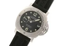 2017年6月並行 オーバーホール済 PANERAI パネライ ルミノール サブマーシブル 44ｍｍ PAM01024 ブラック SS／ラバー  オートマチック 【432】 の購入なら「質」の大黒屋（公式）