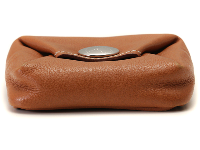HERMES エルメス コインケース ゴールド シルバー金具 ヴォー