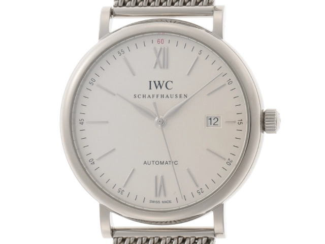 2016年 並行 IWC インターナショナルウォッチカンパニー 時計 ポートフィノ IW356505 ホワイト文字盤 オートマチック SS  ステンレススチール （2147100338478）【200】T の購入なら「質」の大黒屋（公式）