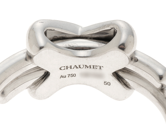 CHAUMET ｼｮｰﾒ ｼﾞｭﾄﾞｩﾘｱﾝﾘﾝｸﾞ/K18WG/D/5.2g/#50 【435】 の購入なら「質