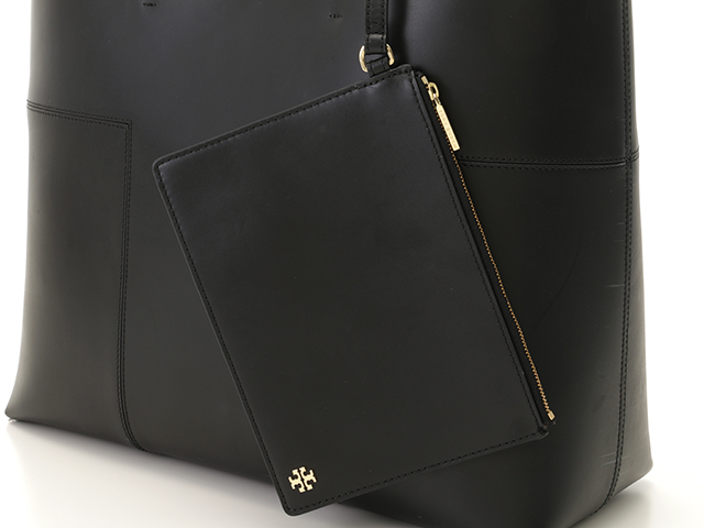 TORYBURCH トリーバーチ トートバッグ レザー ブラック 【205