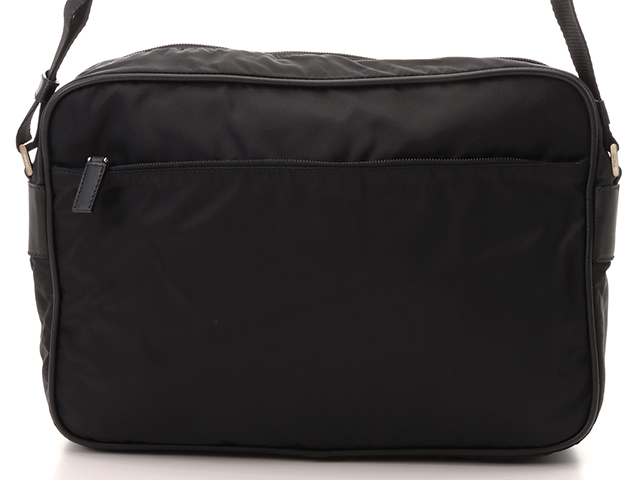 PRADA プラダ ショルダーバッグ ナイロン×レザー ダブルベルト ブラック 三越伊勢丹 | PRADA/プラダ_Men通販 | Re-Nylon xサフィアーノ