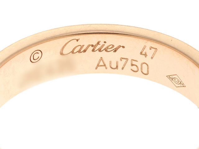 Cartier カルティエ リング ミニラブリング K18PG ピンクゴールド #47  