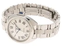 Cartier　カルティエ　時計　クレ・ドゥ・カルティエ　WSL0006　ステンレススチール　シルバー文字盤　自動巻き　【205】