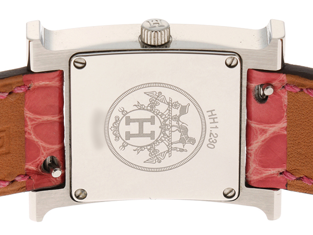 HERMES エルメス 時計 Hウォッチ HH1.230 クオーツ シェル文字盤