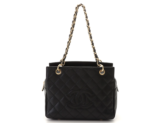 CHANEL シャネル キャビアスキンチェーンショルダー ブラック/GP キャビア【430】2147100355758 の購入なら「質」の大黒屋（公式）