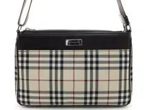 BURBERRY バーバリー ショルダーバッグ ノバチェック ベージュ ダーク