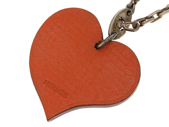 HERMES ハート型キーホルダー 楽天市場】HERMES エルメス キーチェーン Au Coeur du Faubourg choker