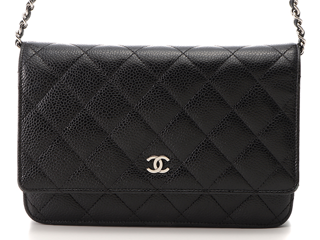 CHANEL シャネル 長財布 ミニキャビアスキン セブルガ