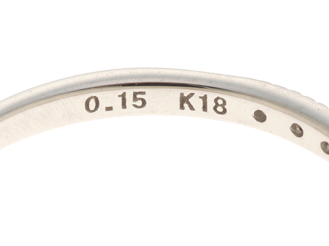 JEWELRY ジュエリー 貴金属 指輪 リング K18ホワイトゴールド D0