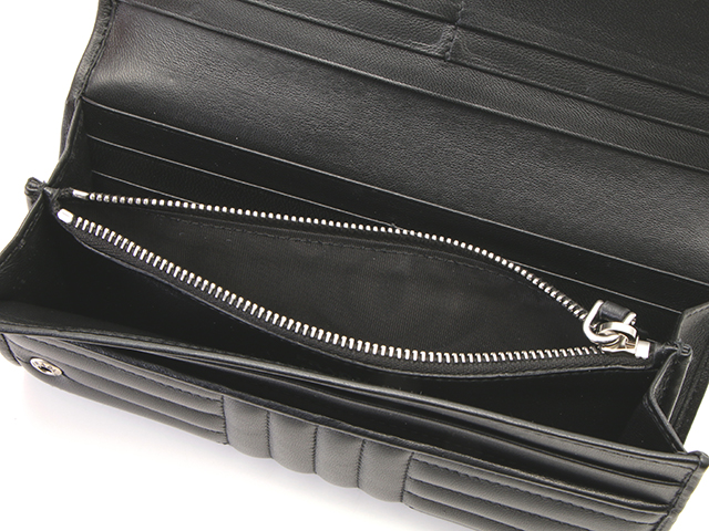 PRADA プラダ キルティング ZIP長財布 1MH132 レザー ブラック