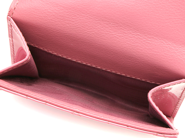 Dior ディオール レディオール ロータスウォレット ピンク