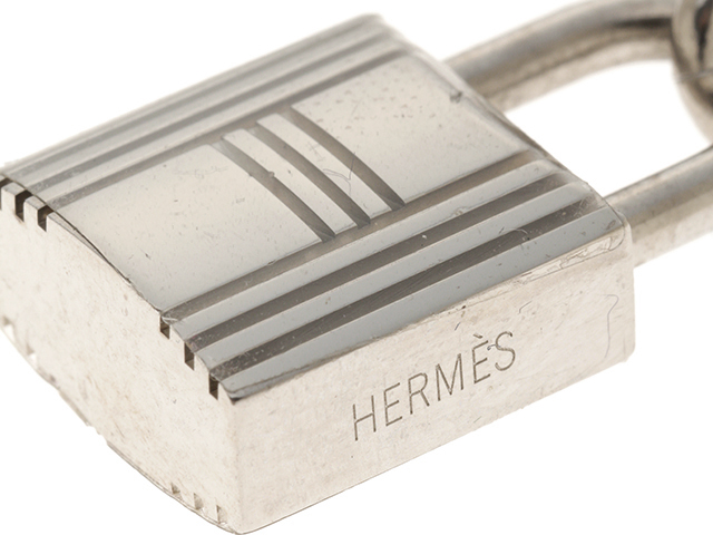エルメス HERMES アミュレット4 ブルロック バッグ チャーム シルバー カデナ ロゴ ホース ドッグ VLP 90198639