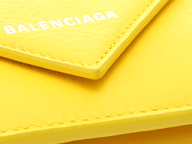 BALENCIAGA バレンシアガ ペーパーミニウォレット 3つ折り財布