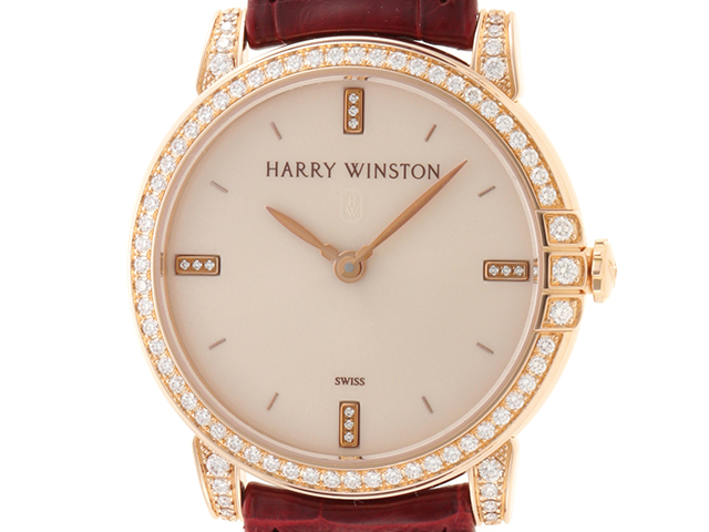 HARRY WINSTON ハリーウィンストン ミッドナイト ダイヤベゼル ピンク