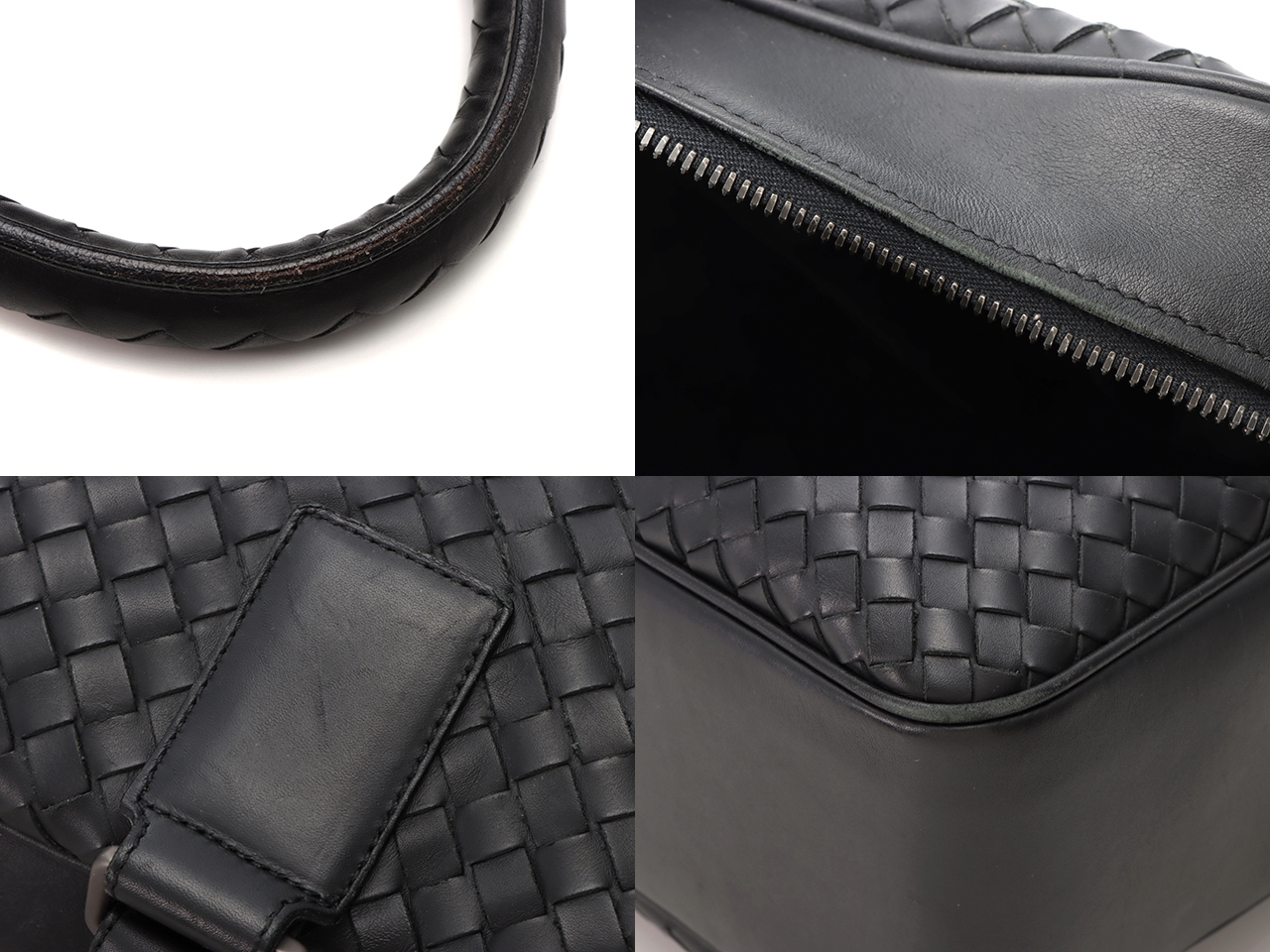 専用BOTTEGA VENETA 2way ビジネスバッグ ブラック レザー BOTTEGA VENETA ボッテガヴェネタ ビジネスバッグ イントレ