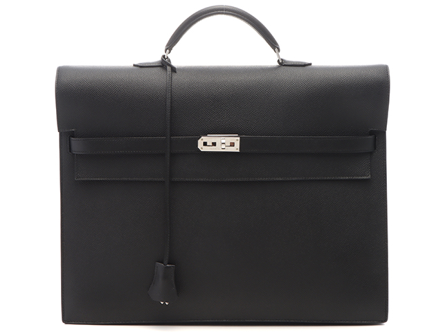 HERMES ケリーデペッシュ　38 エルメス ケリーデペッシュ38 エプソン/エタン シルバー金具