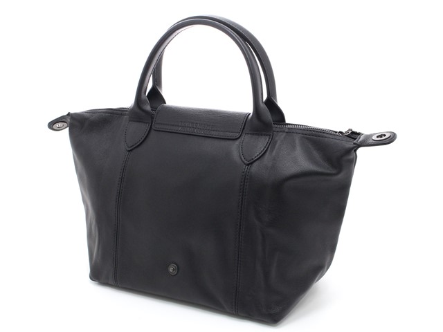 LONGCHAMP ロンシャン ル・プリアージュ キュイール ハンドバッグ 2WAYショルダーバッグ ブラック 黒 レザー 【474】  の購入なら「質」の大黒屋（公式）