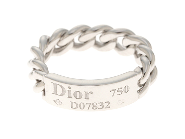 Dior ディオール 指輪 ゴルメットリング K18WG ホワイトゴールド