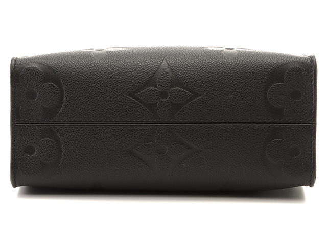 【LOUIS VUITTON/ルイ・ヴィトン】 オンザゴーPM モノグラム M45653 ハンドバッグ モノグラムアンプラント ノワール  レディース【中古】【真子質店】【BL】, 【TYMoI】