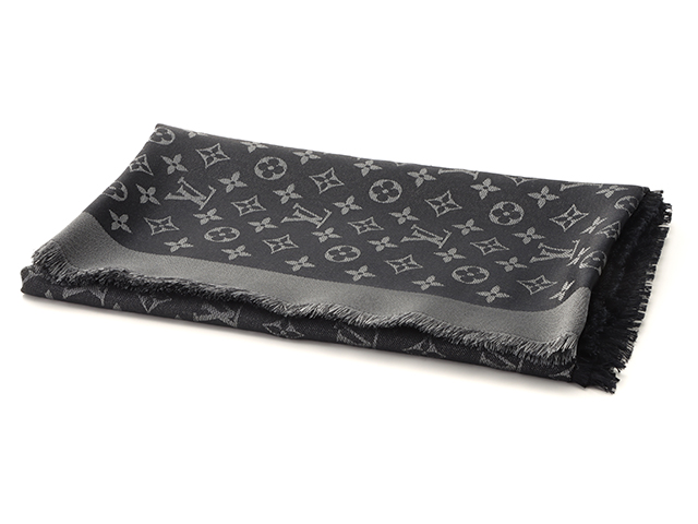 LOUIS VUITTON ルイ・ヴィトン ショール・モノグラム シルク47