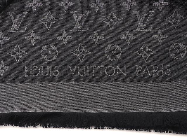 LOUIS VUITTON ルイ・ヴィトン ショール・モノグラム シルク