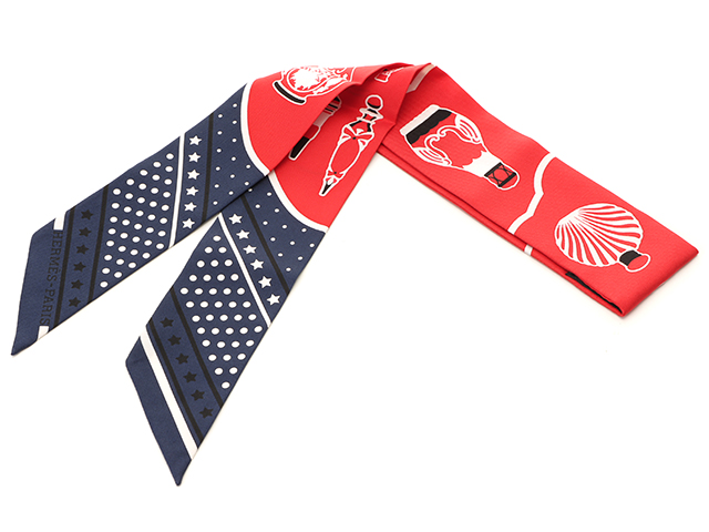 HERMES エルメス Les Flacons Bandana 香水瓶 ツイリー スカーフ