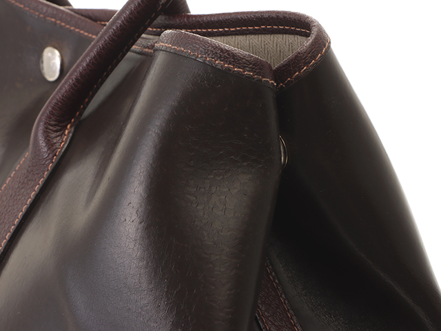 HERMES エルメス ガーデンパーティPM アマゾニア ダークブラウン