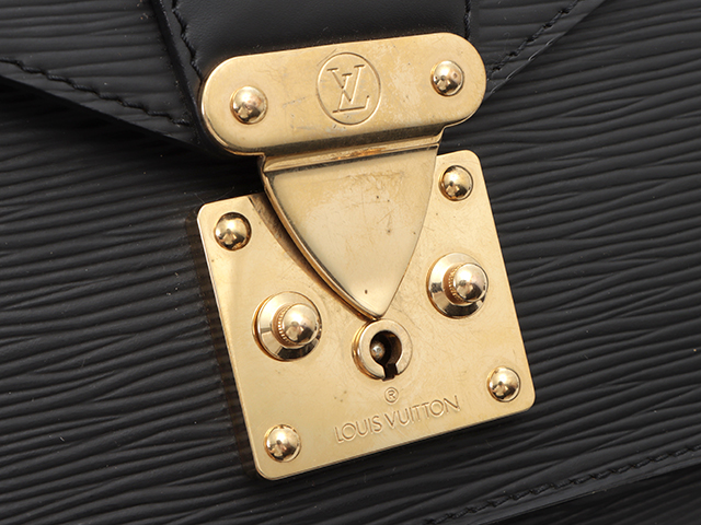 国内発送ヴィトン モンソー Louis Vuitton ルイ・ヴィトン モンソー28 エピ ノワール【430