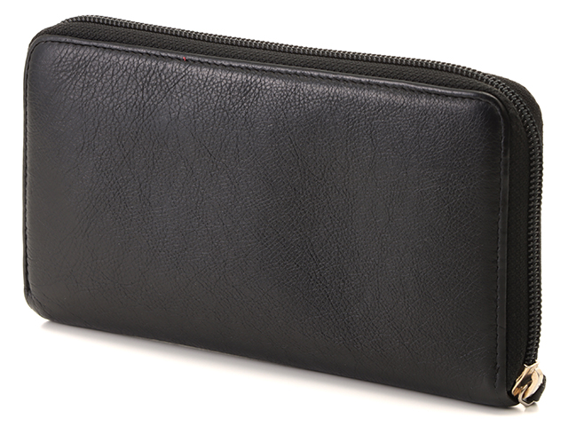 CHANEL シャネル ココマーク ラウンド長財布 ブラック GP レザー